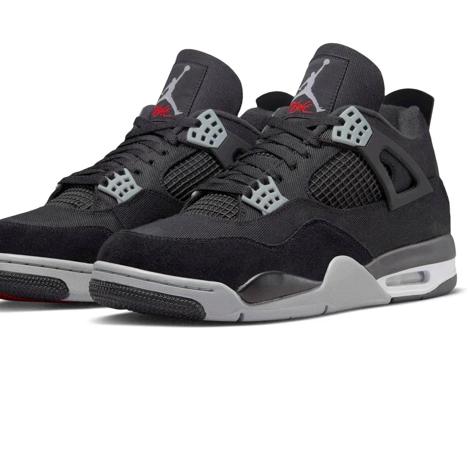 Jordan Retro Black SE Canvas 4 Air 0531